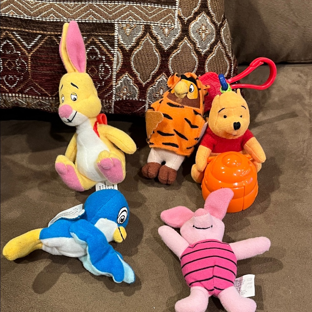 Winnie the Pooh and Friends Plush Toy Set - Multicolor